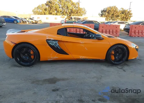 2016 Mclaren 650S z USA, uszkodzony, nr VIN SBM11FAA5GW006189